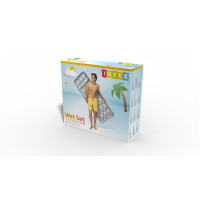 Produktbild för Intex 58894EU, Grå, Badmadrass, Monokromatiskt, Vinyl, Man /...
