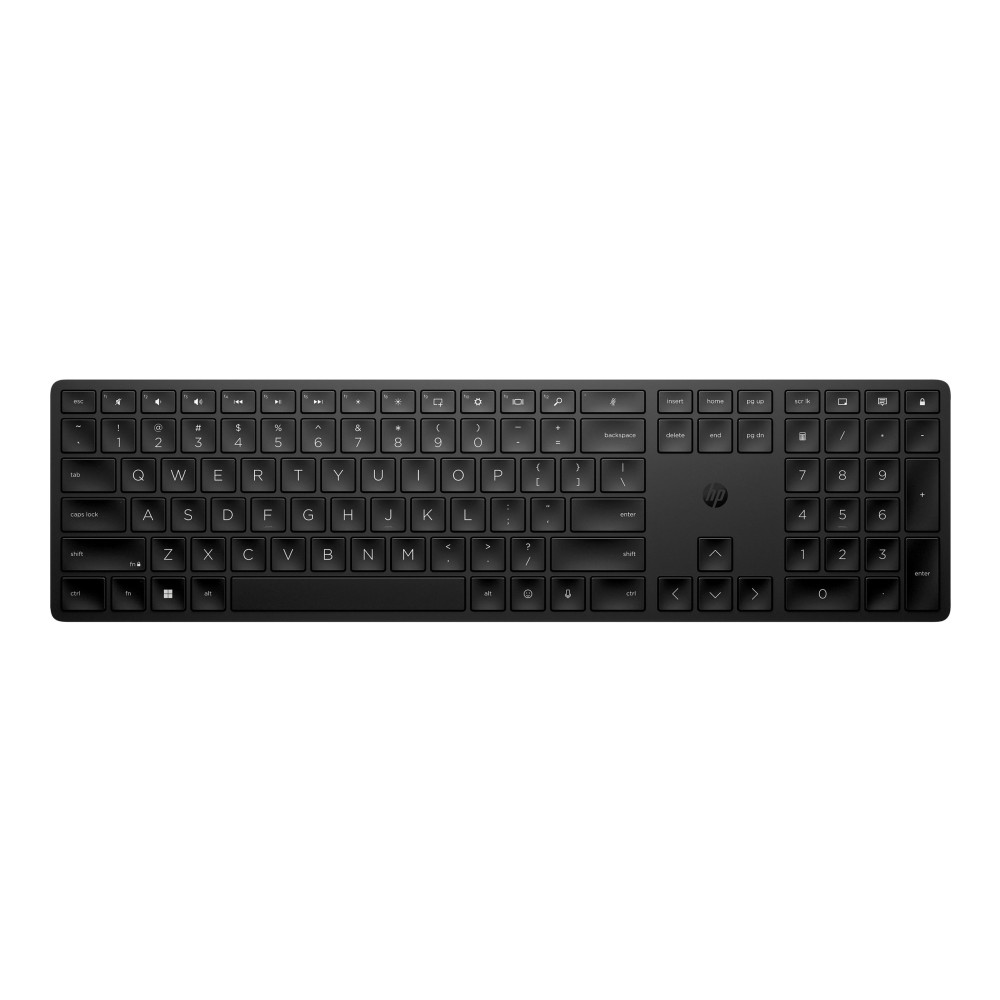 Produktbild för HP 450 - tangentbord - programmerbar - 100% full size - QWERTY - italiensk - svart Inmatningsenhet