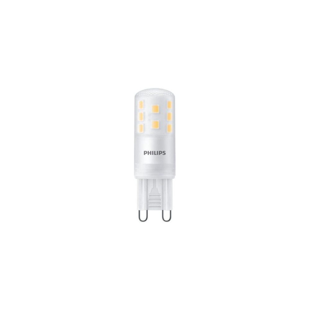 Produktbild för Philips - LED-glödlampa - form: kapsyl - glaserad finish - G9 - 3.7 W - varmt vitt ljus - 2700 K (paket om 6)