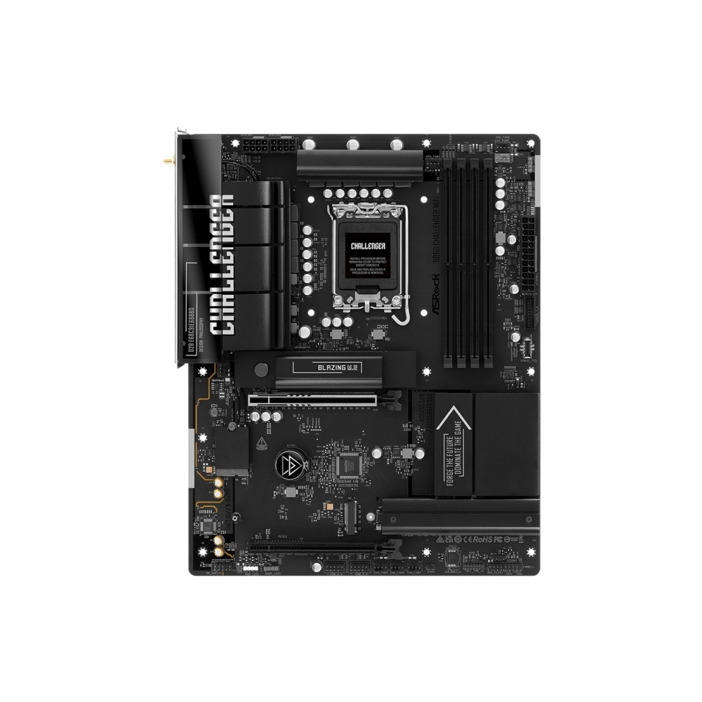 Produktbild för ASRock B860 Challenger WiFi - moderkort - ATX - LGA1851-uttag - B860