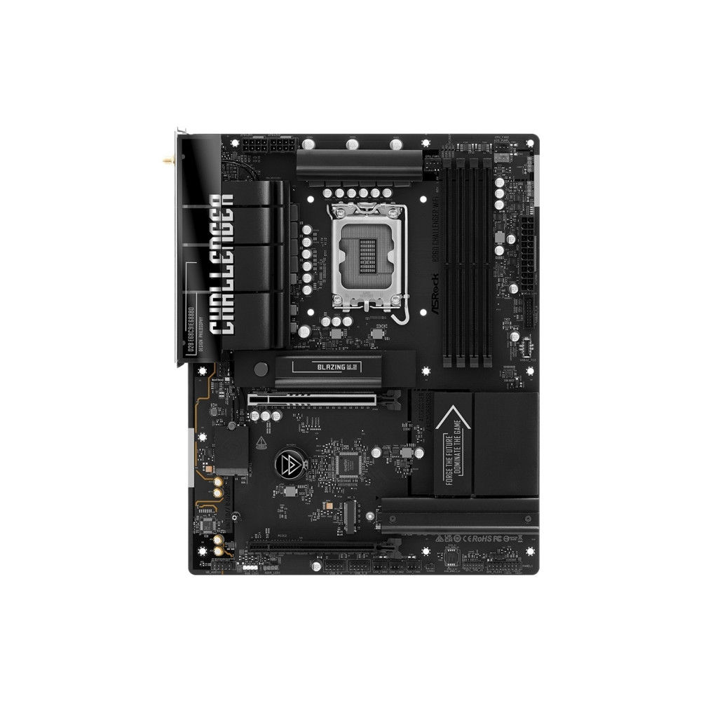 Produktbild för ASRock B860 Challenger WiFi - moderkort - ATX - LGA1851-uttag - B860