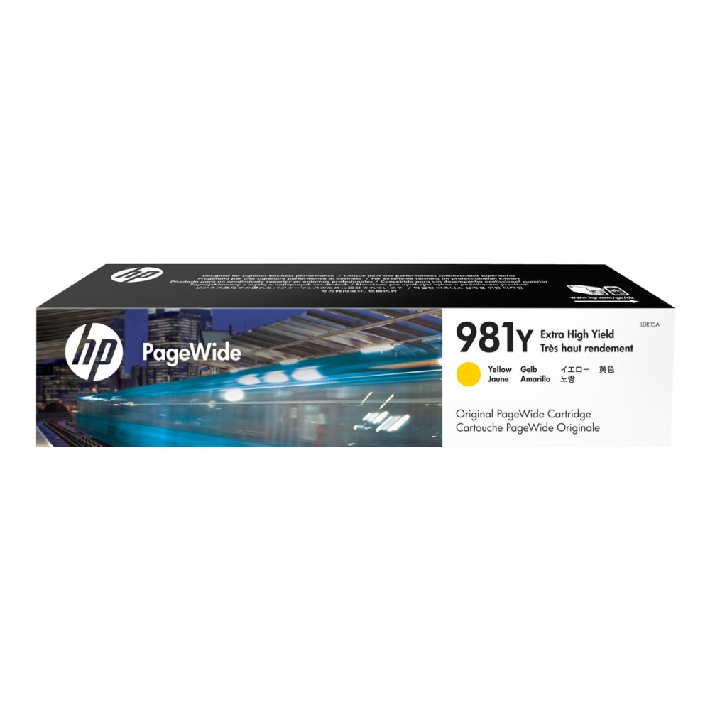 Produktbild för HP 981Y - Extra lång livslängd - gul - original - PageWide - bläckpatron