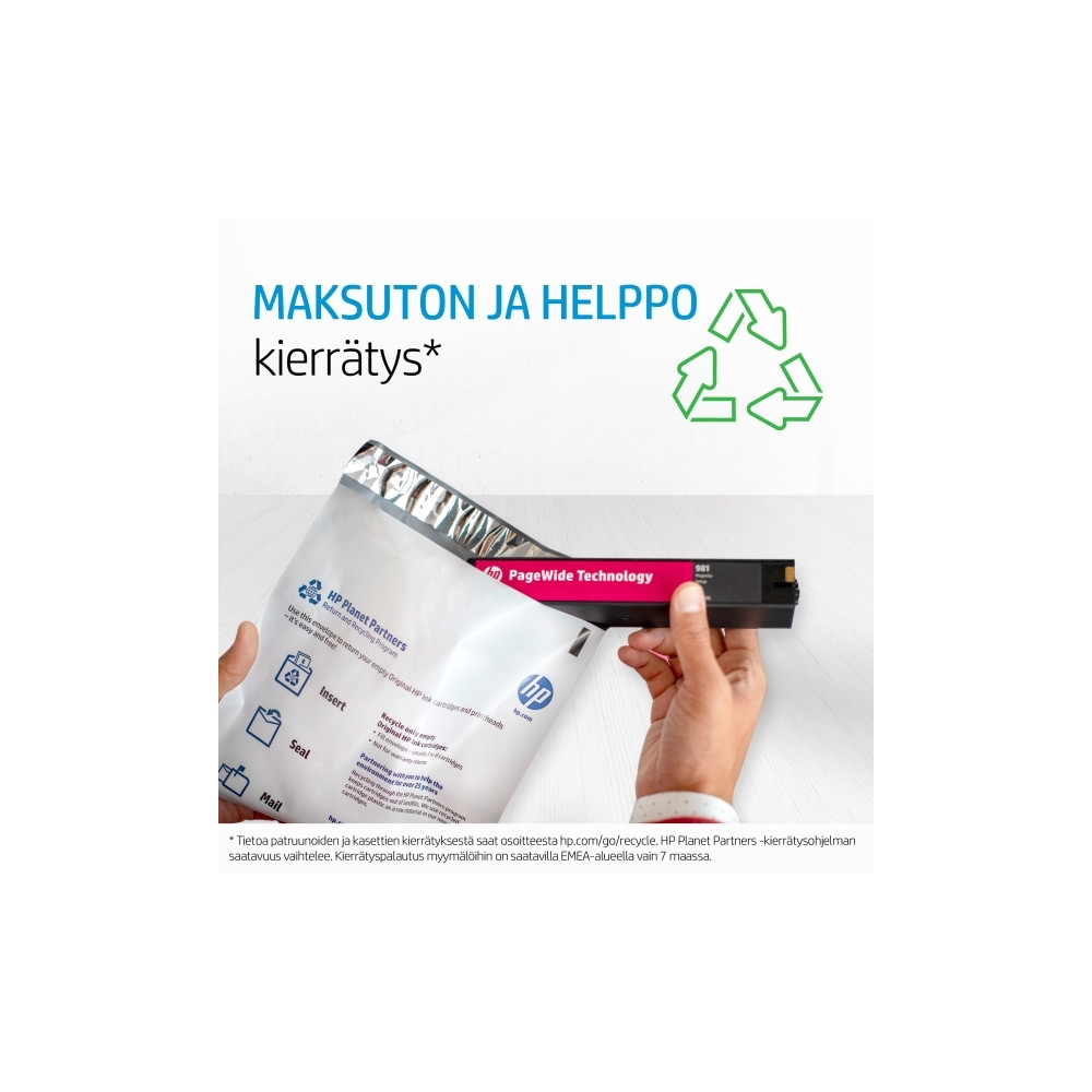 Produktbild för HP 981Y - Extra lång livslängd - gul - original - PageWide - bläckpatron