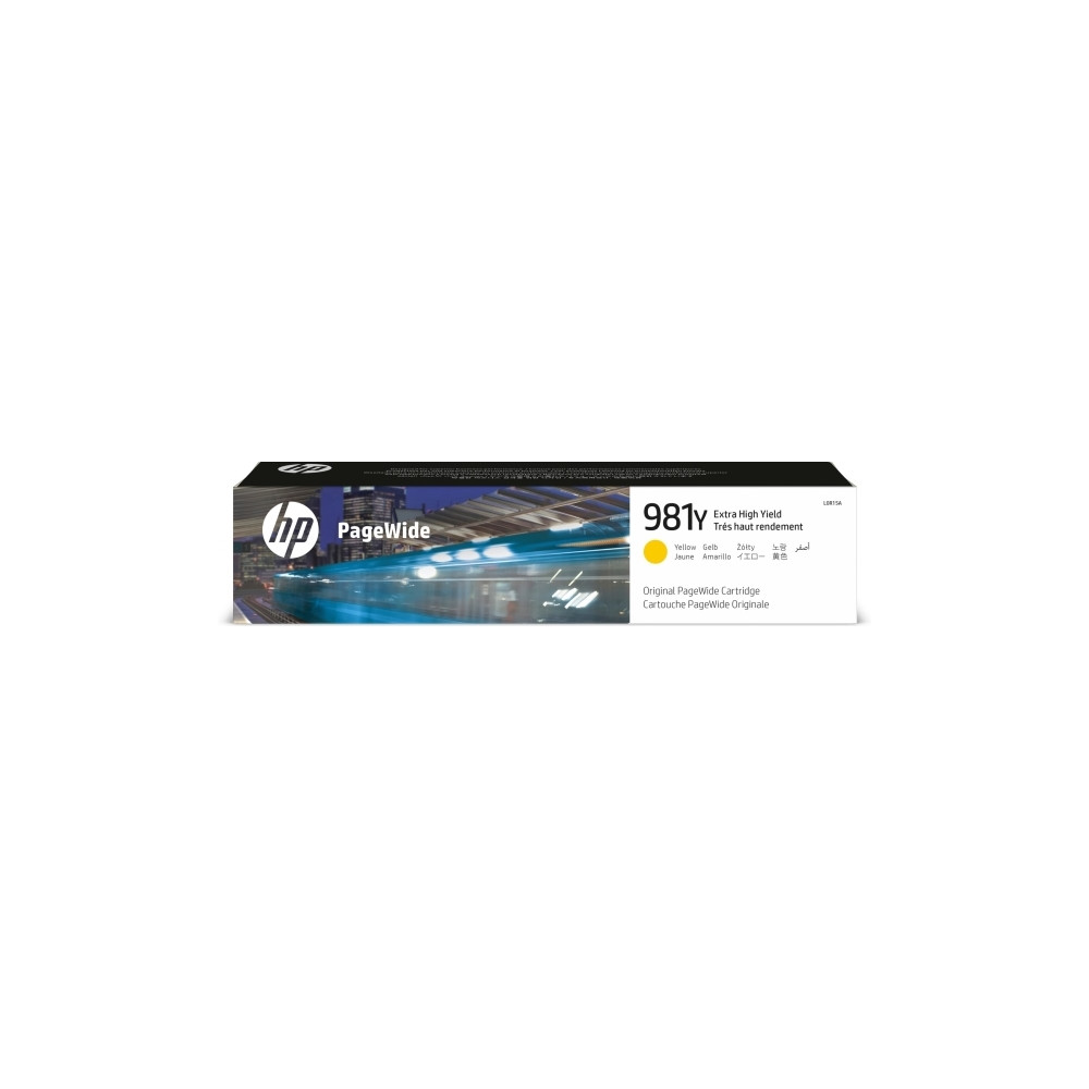 Produktbild för HP 981Y - Extra lång livslängd - gul - original - PageWide - bläckpatron
