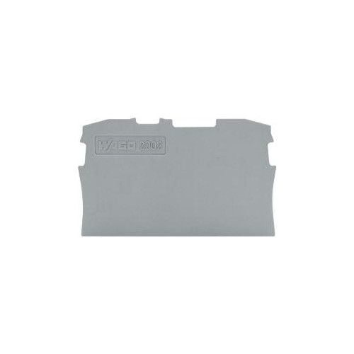 WAGO Wago 2002-1291, Kåpa för kopplingsplintar, Grå, 0,8 mm, 48,5...