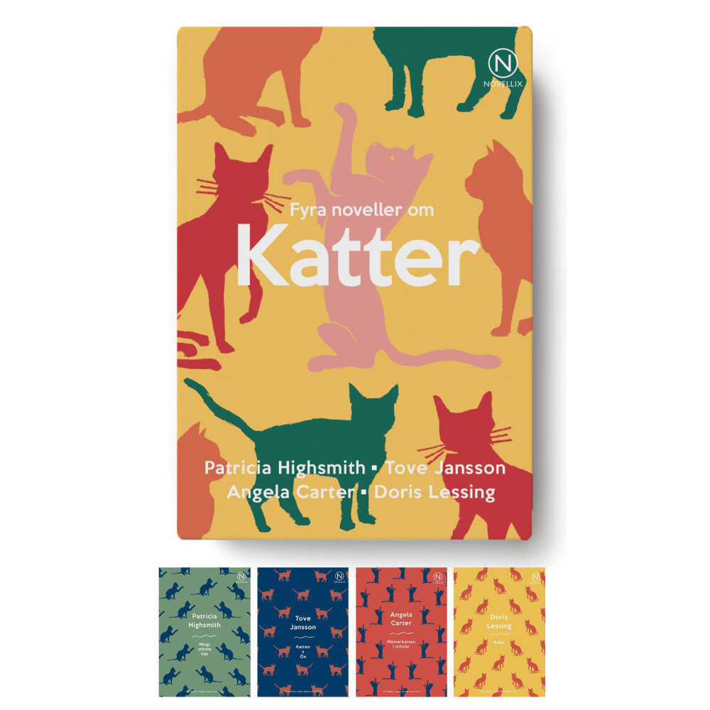 Produktbild för Fyra noveller om katter (häftad)