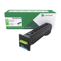 Produktbild för Lexmark - cyan - original - tonerkassett - LCCP, LRP