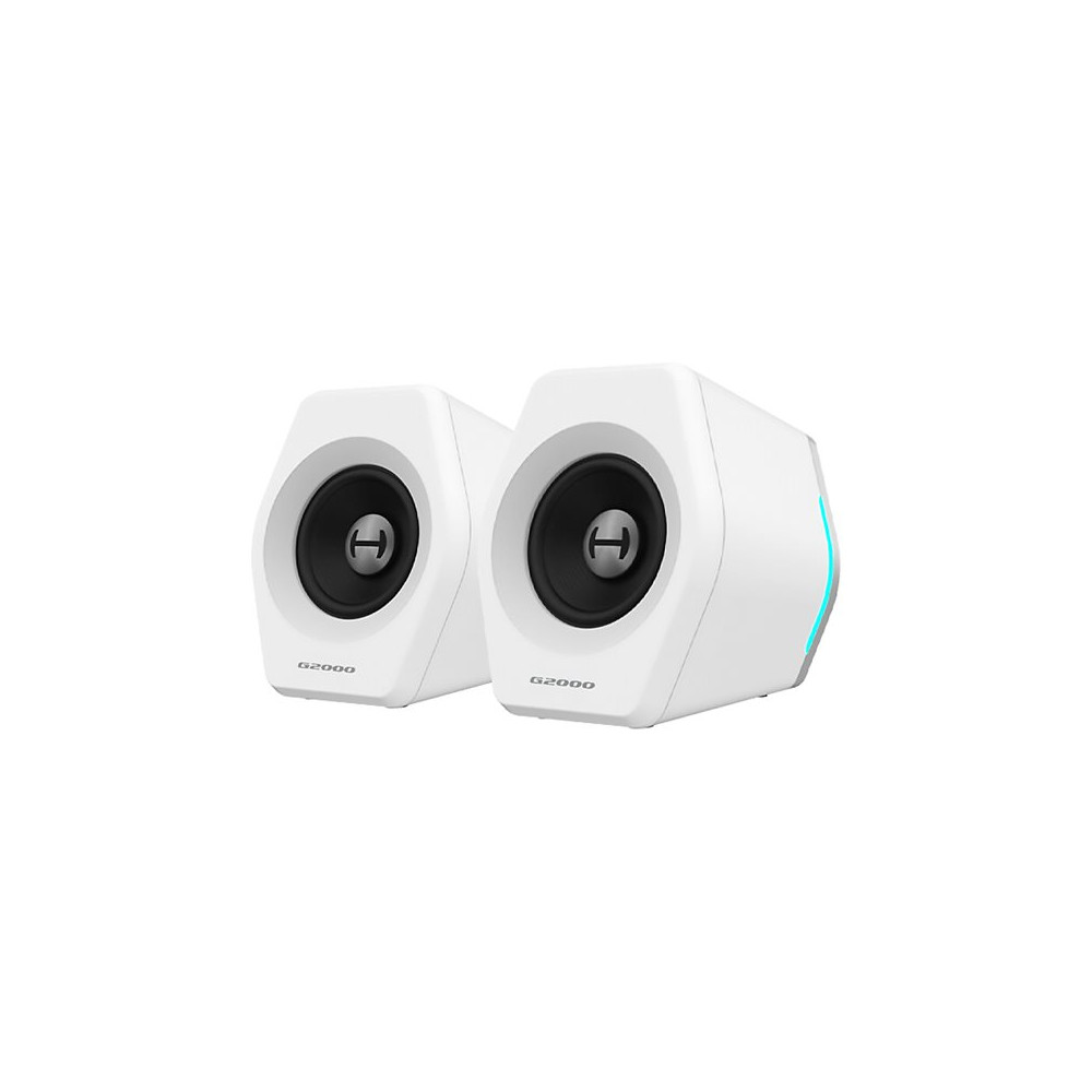 Produktbild för Effekthögtalare Edifier G2000 2.0 Bluetooth Gaming RGB vit d...