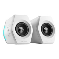Produktbild för Effekthögtalare Edifier G2000 2.0 Bluetooth Gaming RGB vit d...