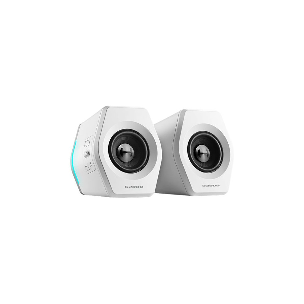 Produktbild för Effekthögtalare Edifier G2000 2.0 Bluetooth Gaming RGB vit d...