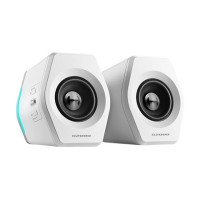 Produktbild för Effekthögtalare Edifier G2000 2.0 Bluetooth Gaming RGB vit d...