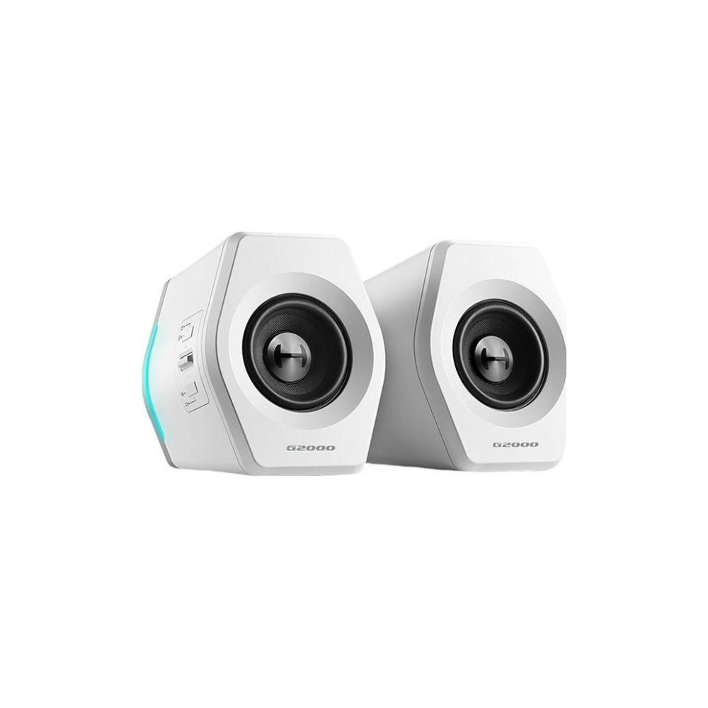 Produktbild för Effekthögtalare Edifier G2000 2.0 Bluetooth Gaming RGB vit d...