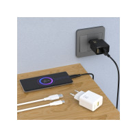 Produktbild för Dudao A23TEU adapter 12W 1x USB-A (1 m USB-A till USB-C-kabe...