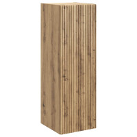 Produktbild för Badrumsmöbelset 6 pcs Artisan-ek Konstruerat trä och glas