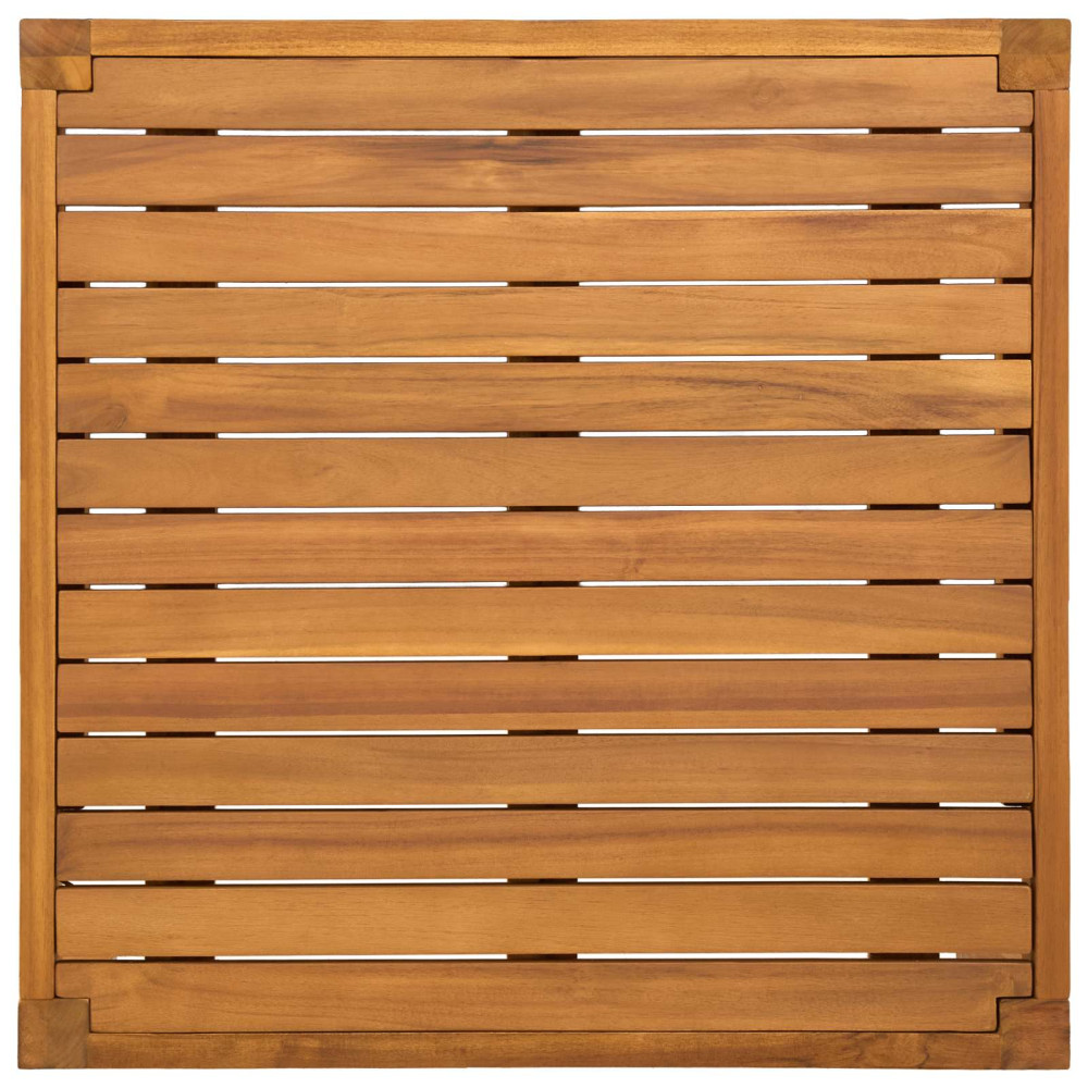 Produktbild för bord Massivt Akaciaträ Naturlig 60 x 60 x 30 cm
