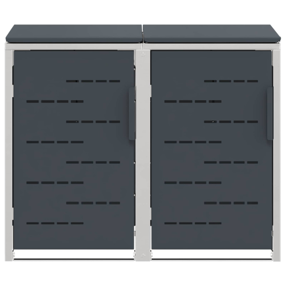 Produktbild för Sopcontainerförvar Antracit 138 x 77,5 x 112,5 cm