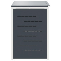 Produktbild för Sopcontainerförvar Antracit 138 x 77,5 x 112,5 cm