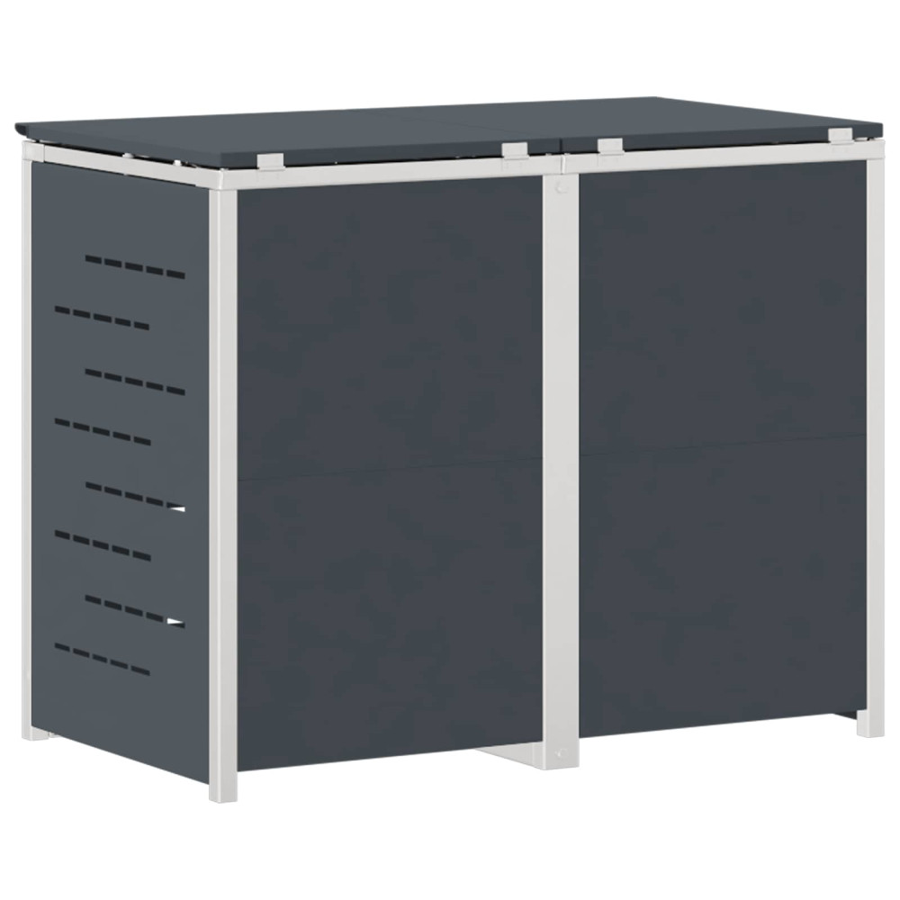 Produktbild för Sopcontainerförvar Antracit 138 x 77,5 x 112,5 cm