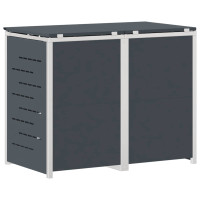 Produktbild för Sopcontainerförvar Antracit 138 x 77,5 x 112,5 cm