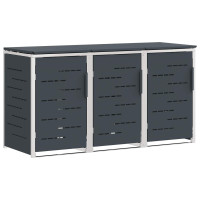 Produktbild för Sopcontainerförvar Antracit 207 x 77,5 x 112,5 cm