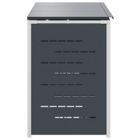 Produktbild för Sopcontainerförvar Antracit 207 x 77,5 x 112,5 cm