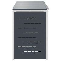 Produktbild för Sopcontainerförvar Antracit 276 x 77,5 x 112,5 cm