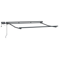 Produktbild för Manuell markisram med LED-lampor Sand 3 x 2,5 m