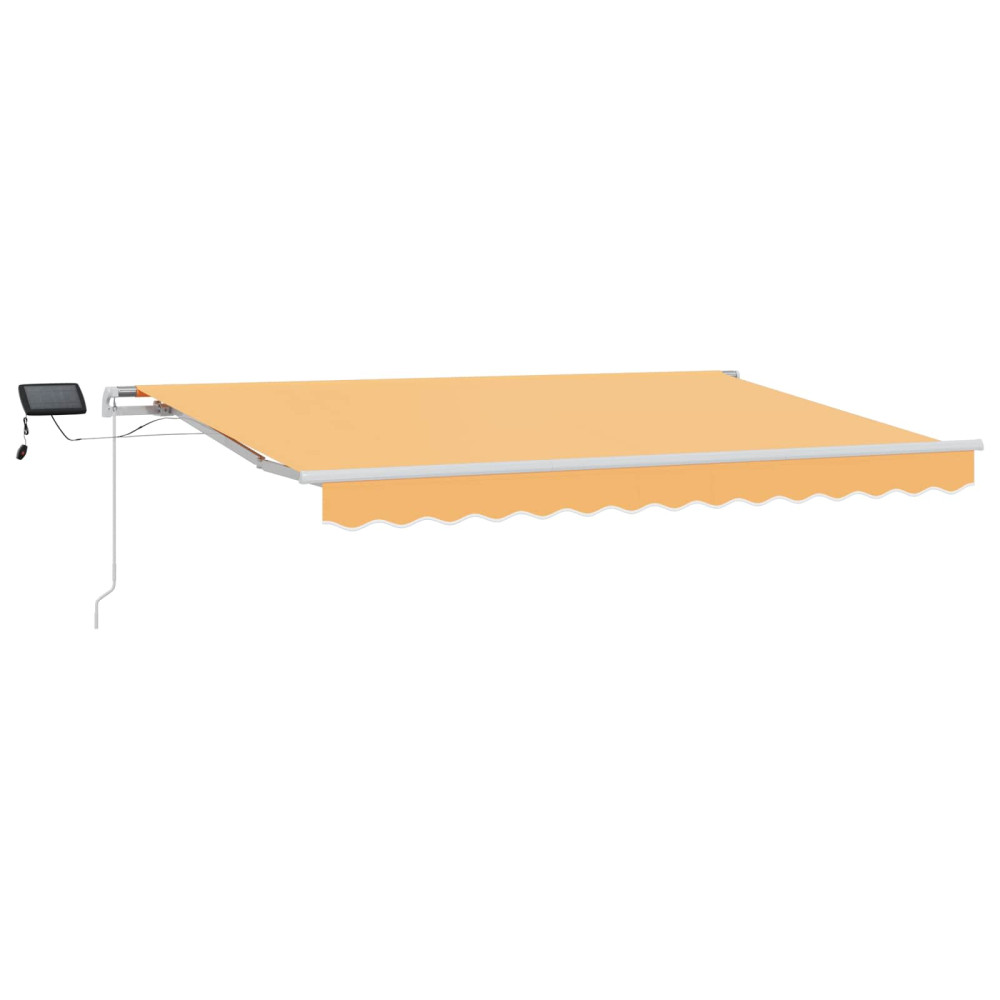 Produktbild för Utdragbar markis Sand 350 x 250 cm Duk och Aluminium