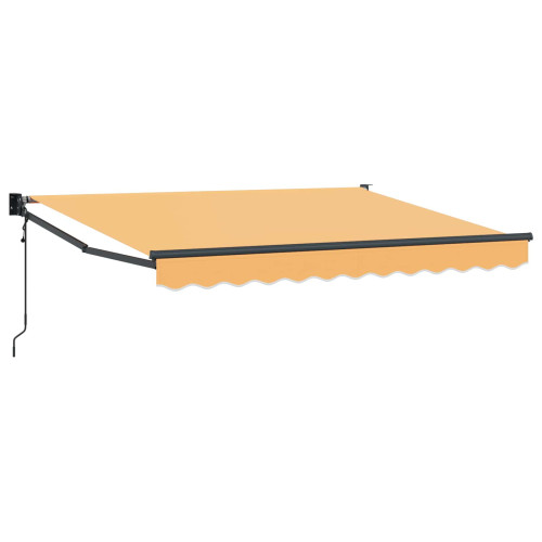 vidaXL Markis Sand 3,5 x 2,5 m Polyester och metall