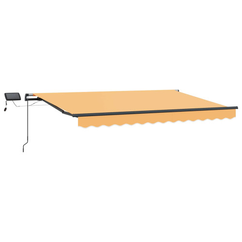 vidaXL Utdragbar markis Sand 600 × 300 cm Duk och Aluminium