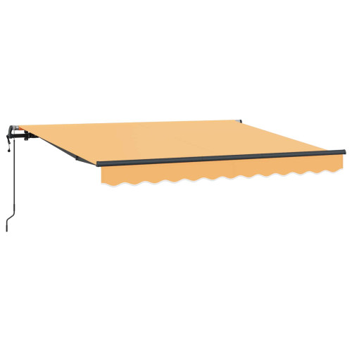 vidaXL Utdragbar markis Sand 600 × 300 cm Duk och Aluminium
