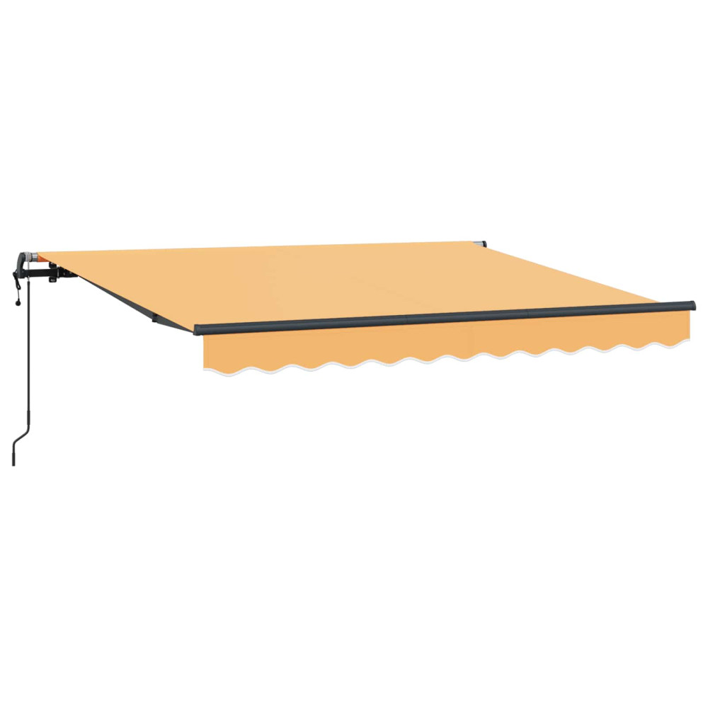 Produktbild för Utdragbar markis Sand 600 × 350 cm Duk och Aluminium