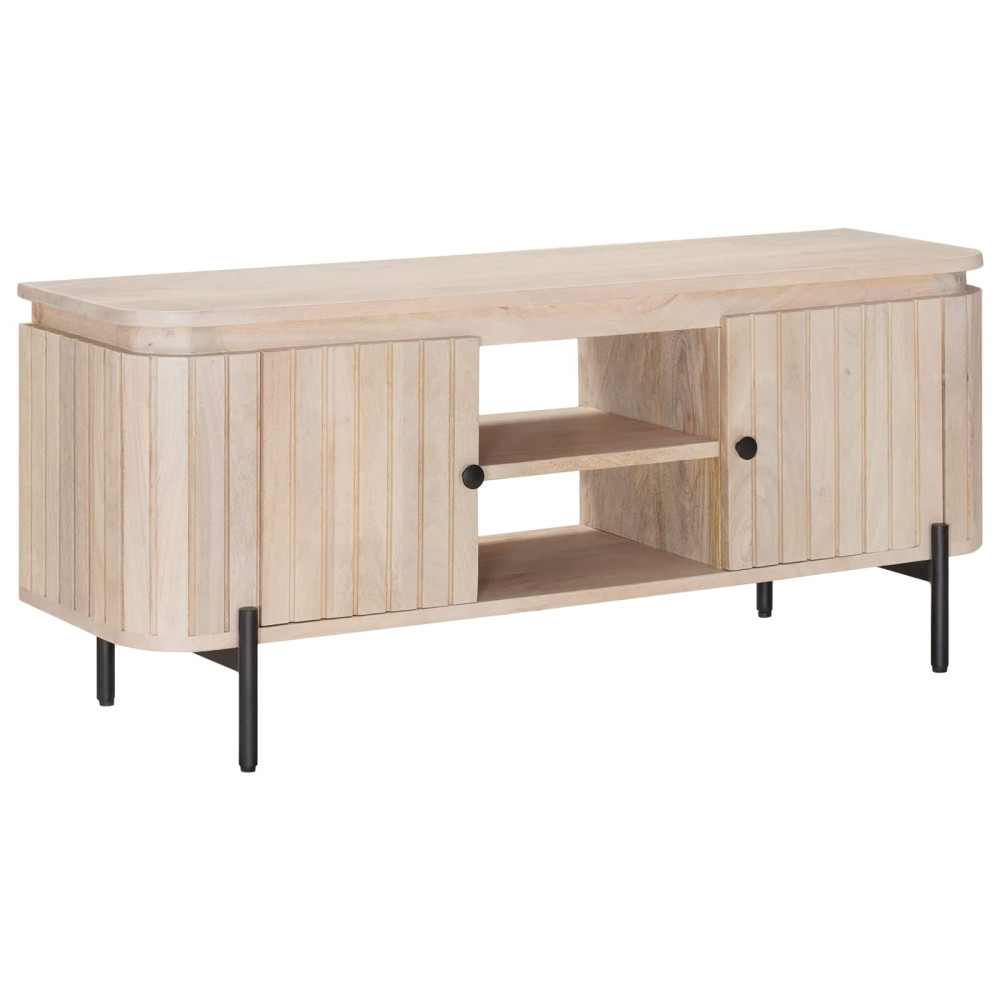 Produktbild för TV-skåp 105 x 30 x 45 cm Massivt mangoträ och konstruerat trä