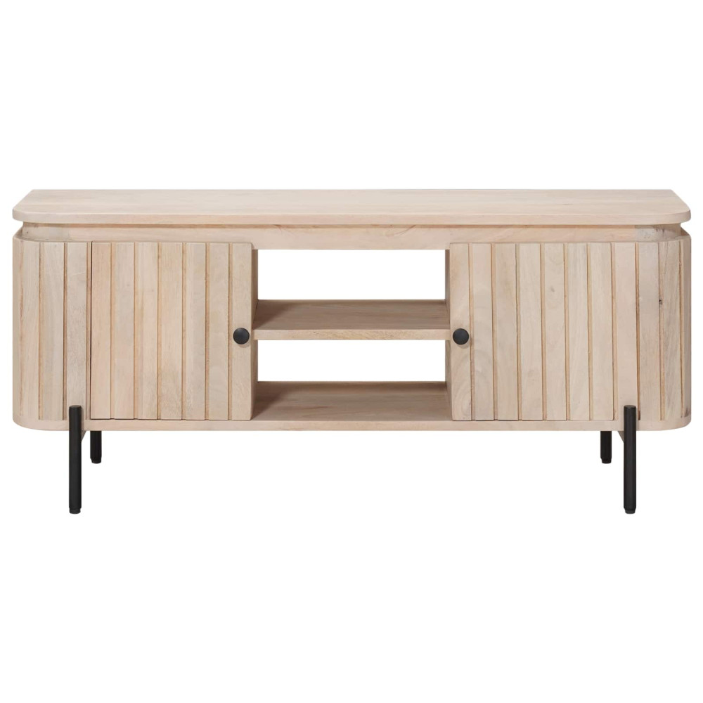 Produktbild för TV-skåp 105 x 30 x 45 cm Massivt mangoträ och konstruerat trä