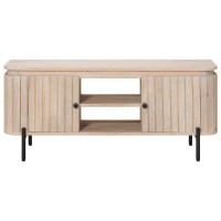 Produktbild för TV-skåp 105 x 30 x 45 cm Massivt mangoträ och konstruerat trä