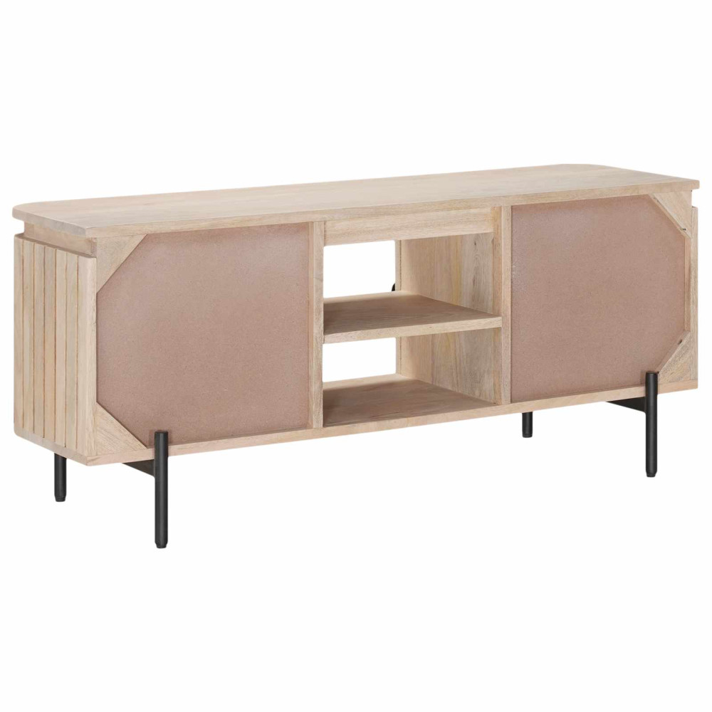 Produktbild för TV-skåp 105 x 30 x 45 cm Massivt mangoträ och konstruerat trä