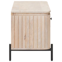 Produktbild för Skobänk 85 x 37 x 48 cm Massivt mangoträ och konstruerat trä