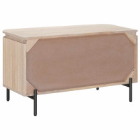 Produktbild för Skobänk 85 x 37 x 48 cm Massivt mangoträ och konstruerat trä