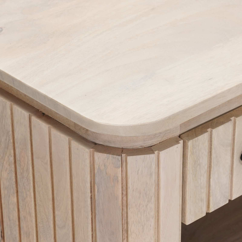 Produktbild för Skobänk 85 x 37 x 48 cm Massivt mangoträ och konstruerat trä