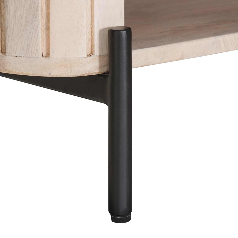 Produktbild för Skobänk 85 x 37 x 48 cm Massivt mangoträ och konstruerat trä