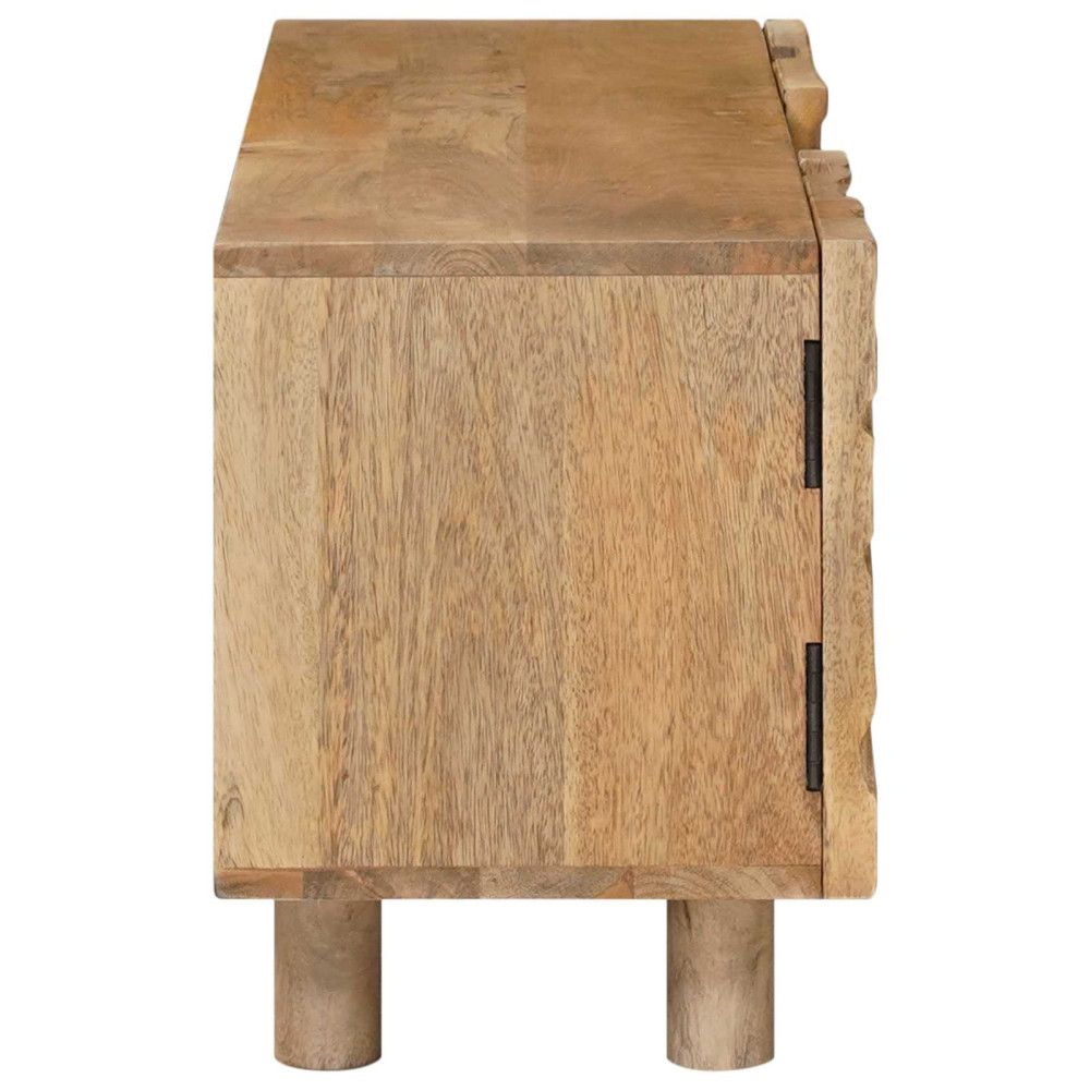 Produktbild för TV-skåp 110 x 30 x 40 cm Massivt mangoträ och konstruerat trä