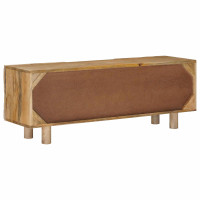 Produktbild för TV-skåp 110 x 30 x 40 cm Massivt mangoträ och konstruerat trä