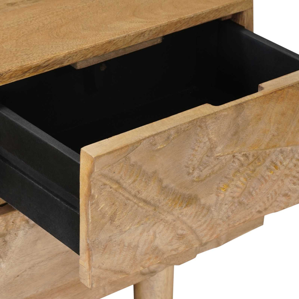 Produktbild för TV-skåp 110 x 30 x 40 cm Massivt mangoträ och konstruerat trä