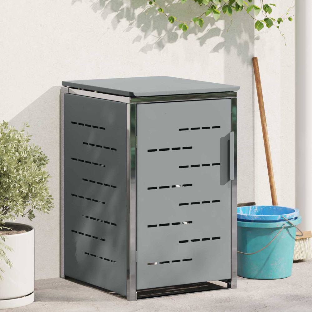 Produktbild för Sopcontainerförvar for 1 Bin 240L Grå