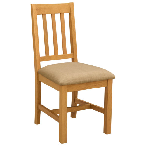 vidaXL Matstol VENLO 2 pcs Massivt Ekträ Beige 45 x 53 x 92 cm