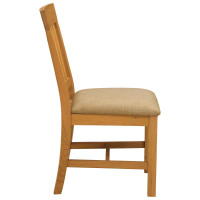 Produktbild för Matstol VENLO 2 pcs Massivt Ekträ Beige 45 x 53 x 92 cm