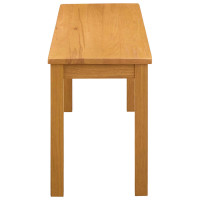 Produktbild för Matbänk 95 x 32 x 45 cm Massivt Ekträ Naturlig