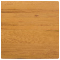 Produktbild för Matbord 75 x 75 x 75,5 cm Massivt Ekträ Naturlig Fyrkantig
