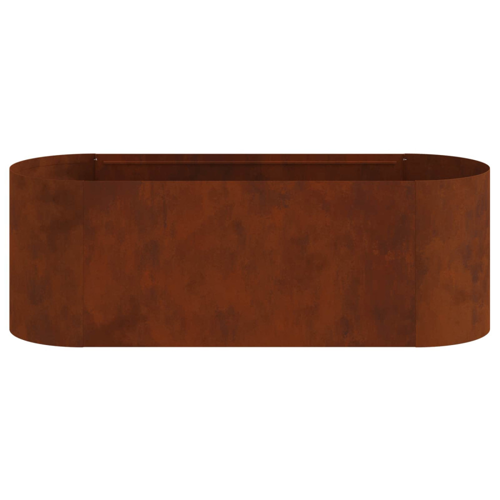 Produktbild för Höjd Trädgårdsbädd Väderbeständig stål 120 x 40 x 40 cm