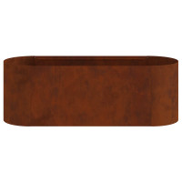 Produktbild för Höjd Trädgårdsbädd Väderbeständig stål 120 x 40 x 40 cm